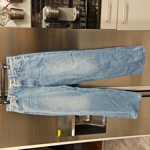 💕MOTHER SUPERIOR💕 The Dodger Button Hover Cuff Jeans ~ Funk N' Flair 28 NWOT - Picture 12 of 16